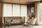 Off White Sheepskin and Natural Oak Vilhelm Sofa from by Lassen 8