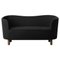 Dark Grey and Smoked Oak Raf Simons Vidar 3 Mingle Sofa from by Lassen, Image 1