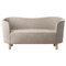 Sand Sahco Zero and Natural Oak Mingle Sofa from by Lassen, Image 1