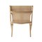 Saxe Stühle aus natürlicher Eiche und natürlichem Leder von by Lassen, 4er Set 4