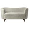 Green Tea Sheepskin and Smoked Oak Mingle Sofa from by Lassen, Image 1