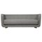 Gray and Smoked Oak Hallingdal Vilhelm Sofa from by Lassen 1