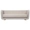 Beige and Natural Oak Sahco Nara Vilhelm Sofa from by Lassen, Image 1