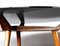 Italienischer Ovaler Mid-Century Tisch aus Kristall & Holz von G.L Giordani, 1950er 4