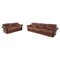 Vintage DS14 Sofa Set in Leather from De Sede, 1970s, Set of 2 1