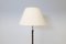 Lámpara de pie orgánica Art Déco de abedul teñido, años 40, Imagen 5