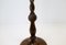 Lámpara de pie orgánica Art Déco de abedul teñido, años 40, Imagen 9