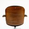 Mid-Century Italian Black Rosewood Office Armchair by Ico Parisi for Mim Roma, Image 11
