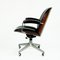 Mid-Century Italian Black Rosewood Office Armchair by Ico Parisi for Mim Roma, Image 14