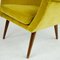 Mid-Century Austrian Yellow Velvet Armchair by Roland Rainer for Fellerer & Woerle, Image 12