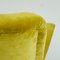 Butaca austriaca Mid-Century de terciopelo amarillo de Roland Rainer para Fellerer & Woerle, Imagen 8