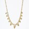 Vintage French Filigree Necklace in 18K Yellow Gold 9