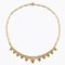 Vintage French Filigree Necklace in 18K Yellow Gold 8