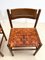 Mid-Century Italian Dining Chairs in Wood and Leather, 1960s, Set of 4 4