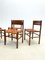Mid-Century Italian Dining Chairs in Wood and Leather, 1960s, Set of 4 12