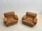 Mid-Century Modern Italian Nubuck Lounge Chairs in Leather, 1970s, Image 6