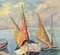 Harry Urban, Barques à Rimini, Italie, 1952, Watercolor on Paper 6
