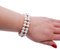 Bracelet Retro en Or Rose et Argent avec Perles Blanches, Grenats et Diamants 6
