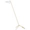 White and Brass Cinquanta Floor Lamp by Vittoriano Viganò for Astep, Image 1