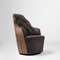 Brown Leather Couture Armchair by Färg & Blanche for Bd Barcelona 3