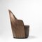 Brown Leather Couture Armchair by Färg & Blanche for Bd Barcelona, Image 2