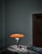 Lámpara de mesa modelo 548 de latón bruñido oscuro con difusor gris de Gino Sarfatti para Astep, Imagen 6