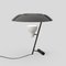 Modell 548 Tischlampe aus dunkel brüniertem Messing mit grauem Schirm von Gino Sarfatti für Astep 12