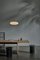 Lámpara de techo 2065 en negro con difusor blanco de Gino Sarfatti para Astep, Imagen 7