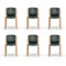 Wood and Sørensen Leather 300 Chair by Karakter for Hille, Set of 6 6
