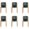 Chaises 300 en Bois et Cuir Sorensen par Karakter pour Hille, Set de 6 2