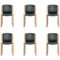 Wood and Sørensen Leather 300 Chair by Karakter for Hille, Set of 6, Image 2