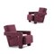 Fauteuil Utrecht par Gerrit Thomas Rietveld pour Cassina, Set de 2 3