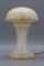 Mid-Century Modern Alabaster Mushroom Lampe, Italien, 1950er 3