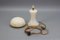 Mid-Century Modern Alabaster Mushroom Lampe, Italien, 1950er 19