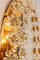 Brass & Crystal Glass Backlit Mirror from Palwa, Germany 6