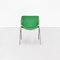 Italienischer Mid-Century DSC Stuhl aus Grünem Stoff & Aluminium von Piretti für Anonima Castelli, 1965 4