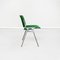 Mid-Century Italian Green Fabric & Aluminum DSC Chair by Piretti for Anonima Castelli, 1965 3