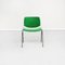 Mid-Century Italian Green Fabric & Aluminum DSC Chair by Piretti for Anonima Castelli, 1965 2