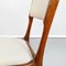 Mid-Century Italian Modern White Fabric & Wood Chairs by De Carli Cassina, 1958, Set of 2, Image 14