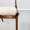 Moderne italienische Mid-Century Stühle aus weißem Stoff & Holz von De Carli Cassina, 1958, 2er Set 9
