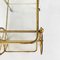 Mid-Century Italian Modern Bar Cart in Brass & Glass, 1950s 7