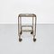 Mid-Century Italian Rectangular Bar Cart in Brass & Glass, 1950s 2