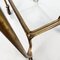 Mid-Century Italian Rectangular Bar Cart in Brass & Glass, 1950s, Image 10