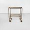 Mid-Century Italian Rectangular Bar Cart in Brass & Glass, 1950s, Image 3