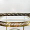 Mid-Century Italian Oval Bar Cart in Brass & Glass, 1950s 11