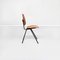 Mid-Century Italian Wood & Black Steel S88 Chairs by Borsani for Tecno, 1955, Set of 4 4