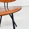 Mid-Century Italian Wood & Black Steel S88 Chairs by Borsani for Tecno, 1955, Set of 4 10
