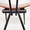 Mid-Century Italian Wood & Black Steel S88 Chairs by Borsani for Tecno, 1955, Set of 4 16