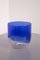 Vintage Blue & Transparent Glass Vase by Tapio Wirkkala for Venini 6