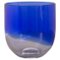 Vintage Blue & Transparent Glass Vase by Tapio Wirkkala for Venini 1